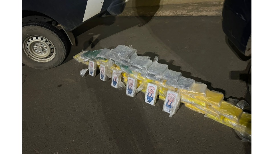 Tonelada de drogas é apreendida durante operação da PRF E PC-RO no cone sul do Estado.