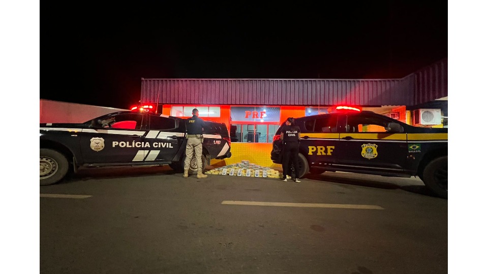 Tonelada de drogas é apreendida durante operação da PRF E PC-RO no cone sul do Estado.