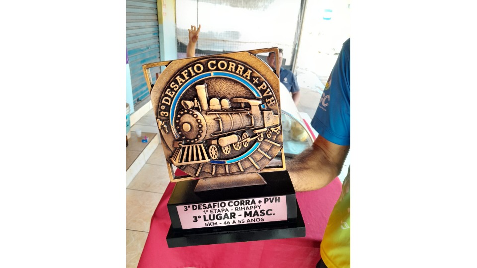 ATLETA DO SGC ENTRE OS VENCEDORES DO 3º DESAFIO PVH DE CORRIDA DE RUA