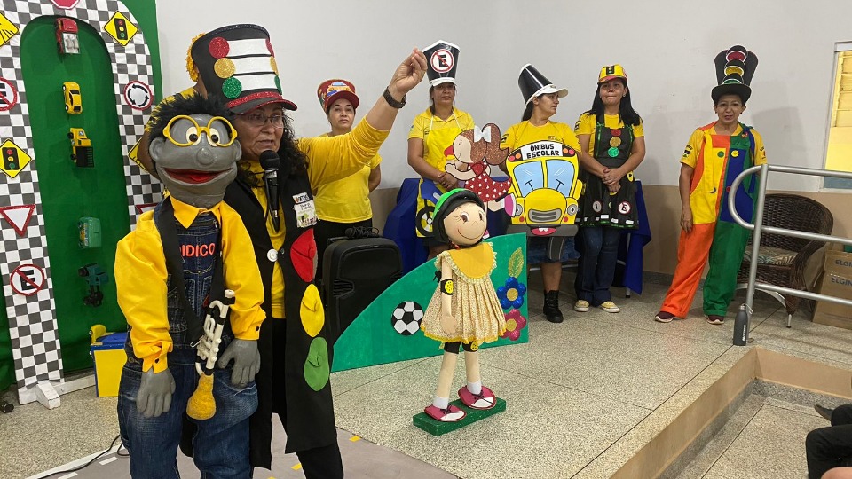 Detran promove atividade sobre trânsito em escolas de Jaru, RO