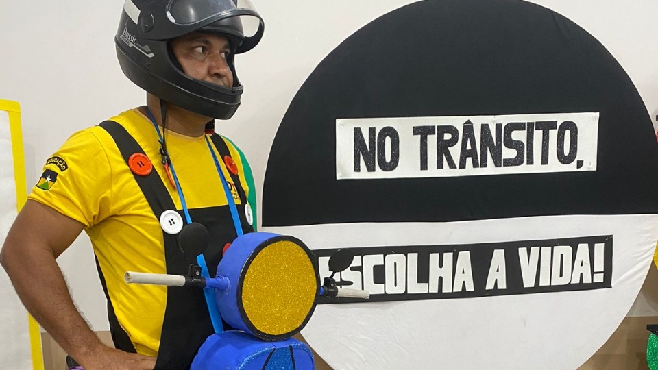 Detran promove atividade sobre trânsito em escolas de Jaru, RO