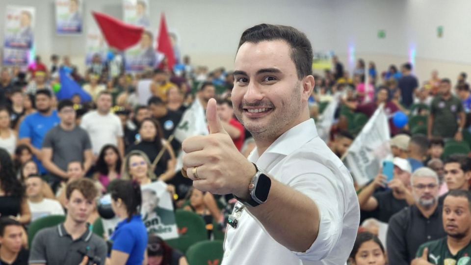 Celio Lopes na convenção do PDT que confirmou seu nome como candidato a prefeito