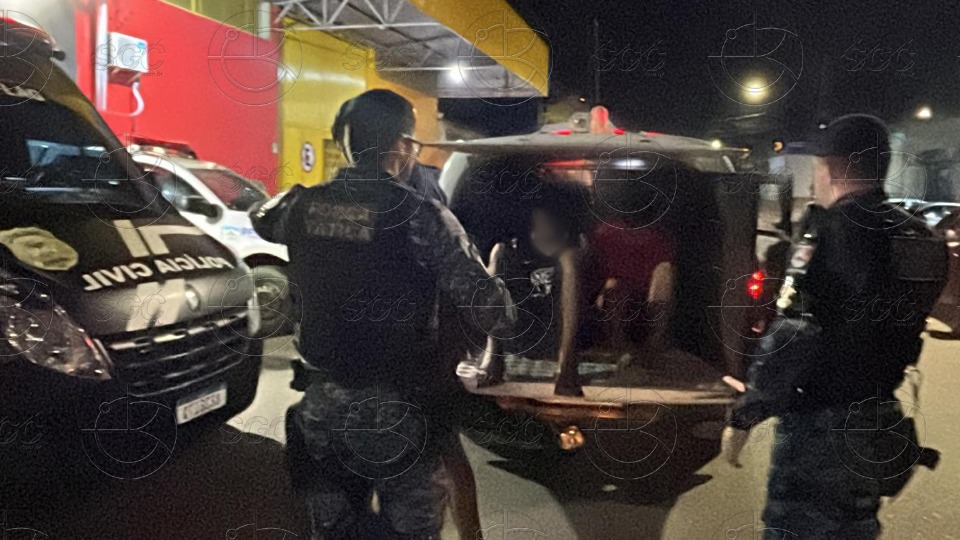 Adolescentes apreendidos e jovem preso após Força Tática fechar boca de fumo, em Porto Velho (RO)