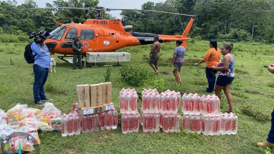 Operação de entrega de suprimentos continua para atender comunidades isoladas afetadas pela seca