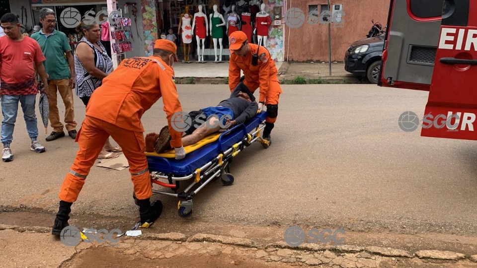  Motociclista avança preferencial e causa acidente na zona sul de Porto Velho